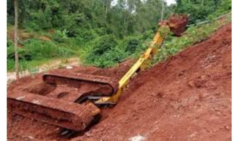 Man crushed to death by an excavator in a tragic accident