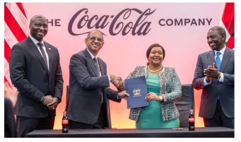Coca-Cola to invest Ksh23 billion in Kenya after Ruto deal