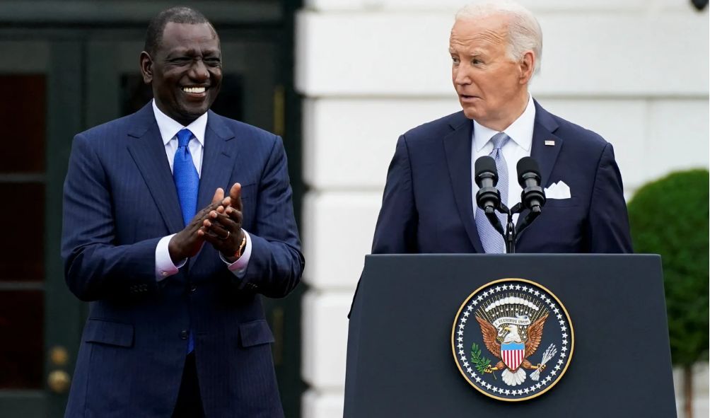 Most American cable news networks cut away as President Ruto started speaking at the White House