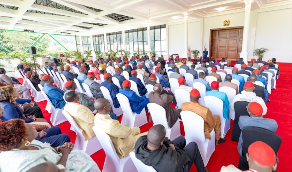 Ruto meets 96 AIPCA bishops at the State House as he continues to lay ground for talks