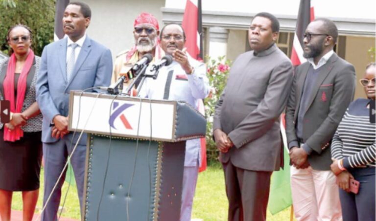 Kalonzo estimates Ksh.1 trillion budgeted for corruption, issues directive to all Azimio MPs