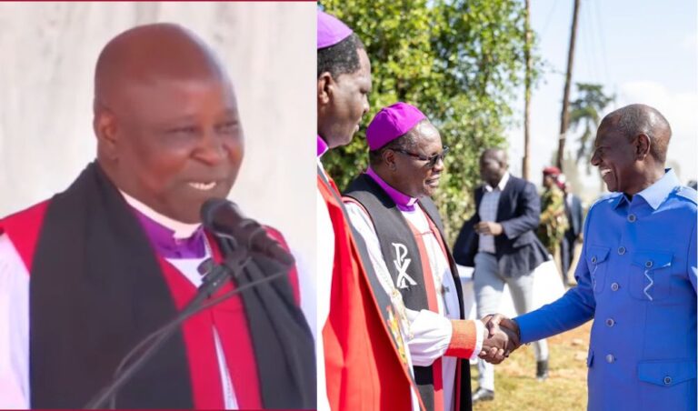 Don't stone protesters - ACK Bishop tells President Ruto