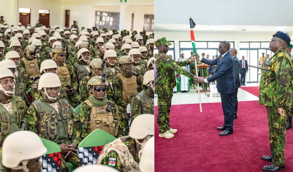 Ruto flags off first group of 400 police for Haiti mission
