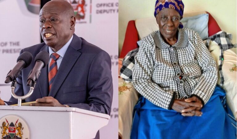 DP Gachagua's elder sister is dead