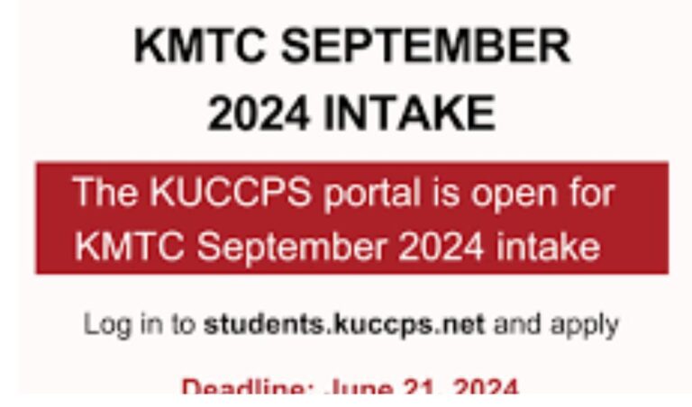 KUCCPS opens application portal for KMTC course placement; How to apply