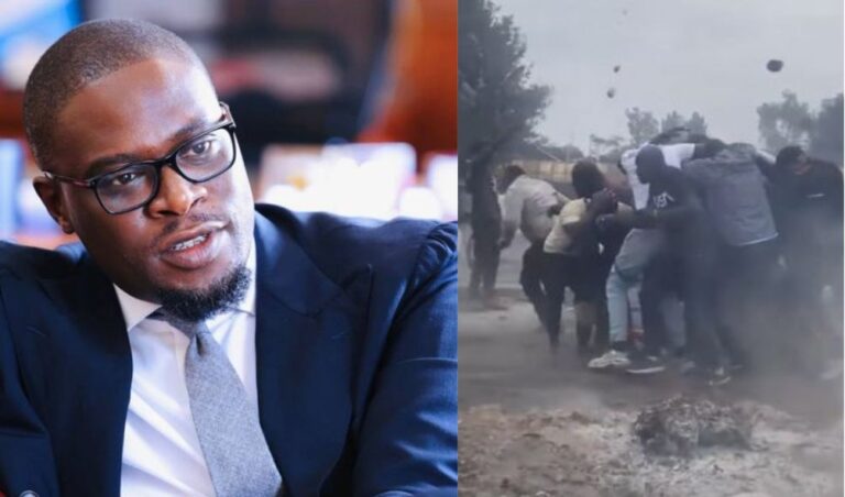 Sakaja breaks silence after being stoned during his visit at Toi market