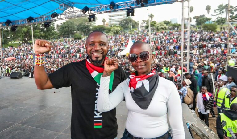 Boniface Mwangi's wife speaks out after cryptic message