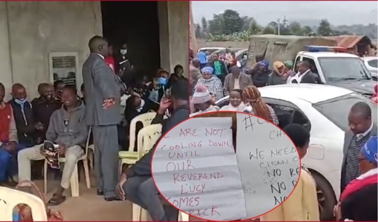 Chaos as youth lock out members out of church service