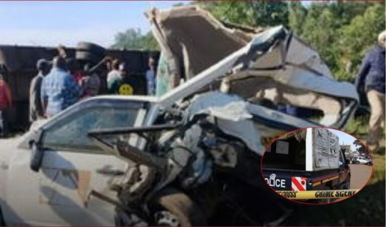 Five family members killed in road accident along the Eldoret-Malaba highway
