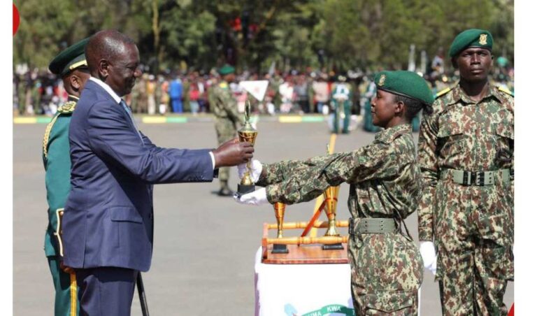 Ruto orders NYS officers to be trained on how to use firearms