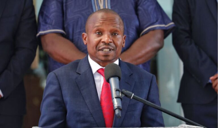 There was a second attempt to burn down the Parliament; CS Kindiki