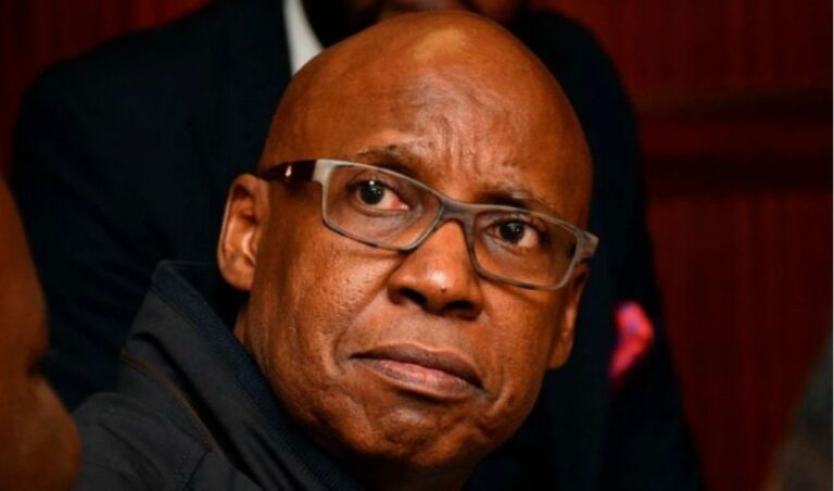 Wanjigi claims masked men poured blood outside his gate