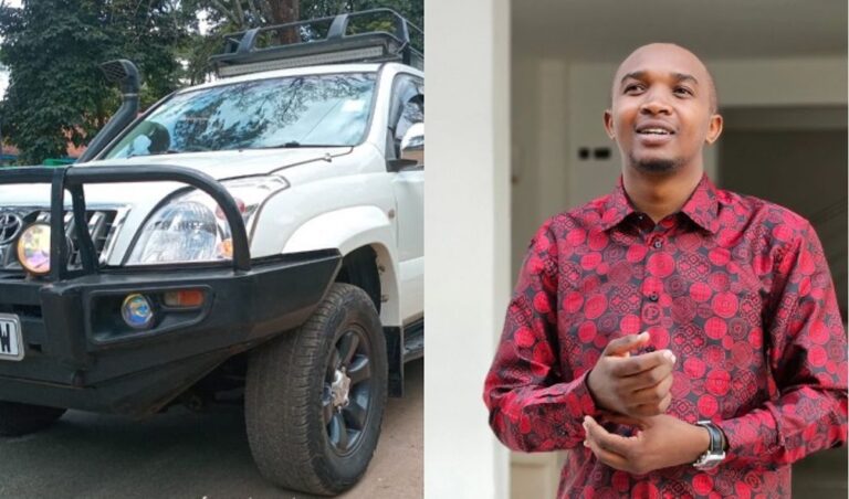 Morara Kebaso acquires modified Toyota Landcruiser after seeking funds for PA system 