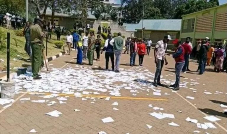Residents protest alleging doctored forms in Gachagua impeachment process
