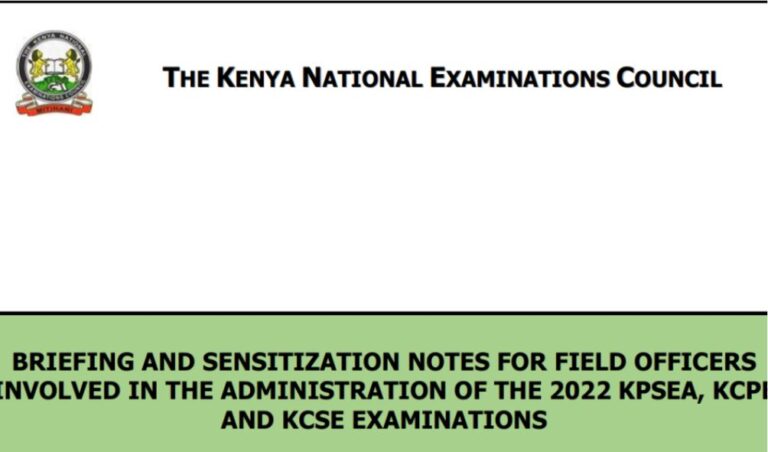 KNEC issues update on KCSE and KPSEA detailing exam paper features