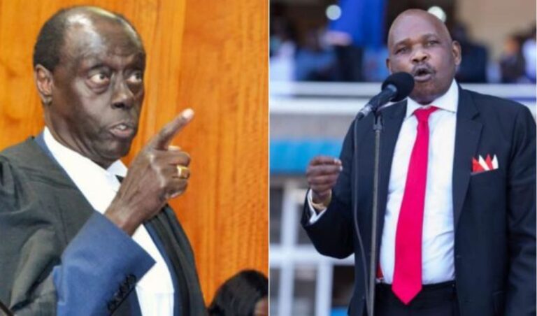 Paul Muite responds to Makau Mutua over the comments on misleading Gachagua