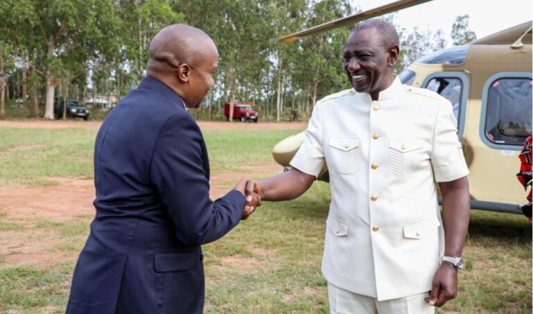 Kindiki receives Ruto in Kwale for Mashujaa Day celebrations