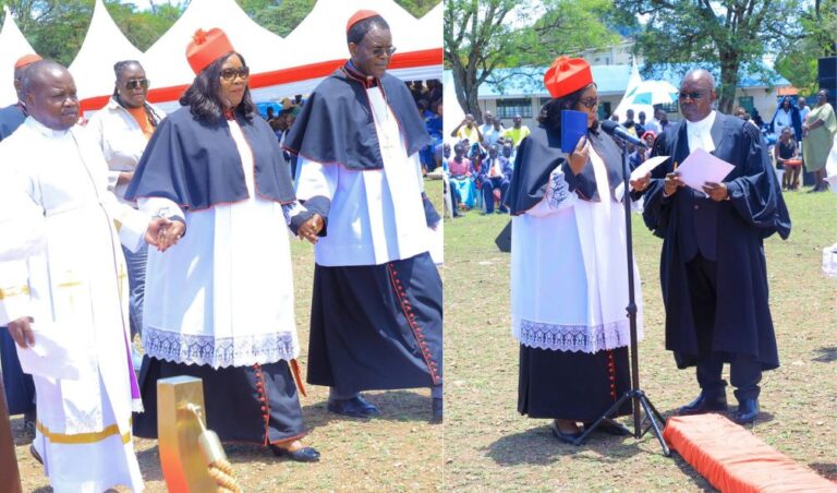 Ida Odinga installed as a Canon by the Anglican Church of Kenya (ACK)
