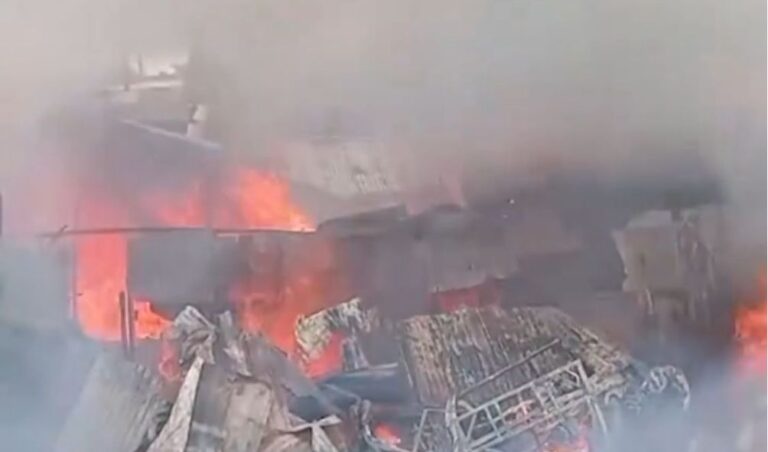 Several house razed down after gas explosion at Mukuru Kwa Reuben