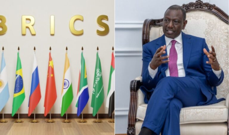 Ruto reveals plans for Kenya to Join BRICS