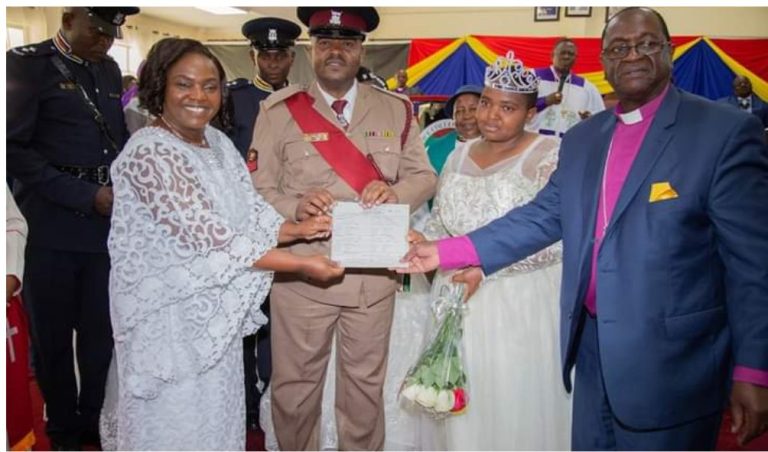 Dorcas Rigathi Gachagua leads mass wedding of 84 police officers
