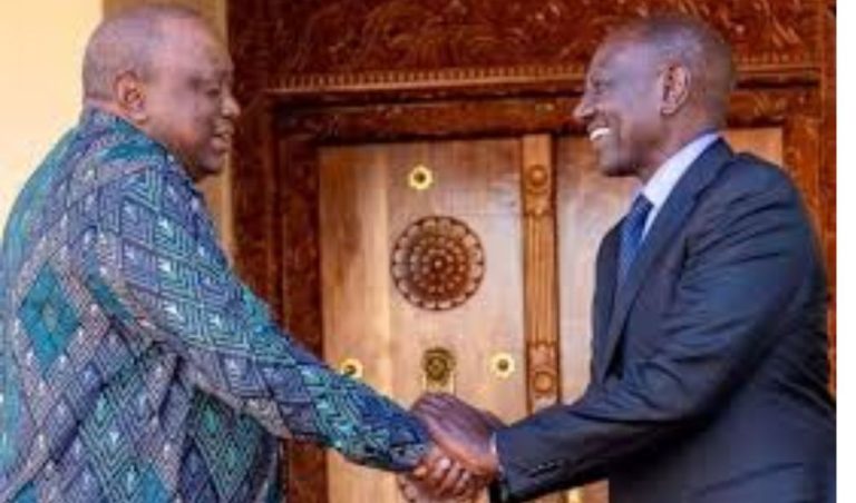 Uhuru denies reports of a political coalition with President Ruto
