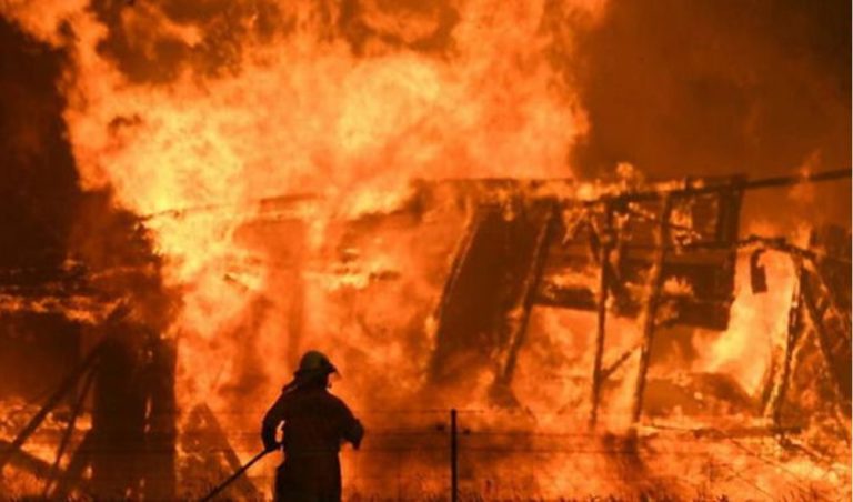 Three children burnt beyond recognition after fire razes house they were locked in