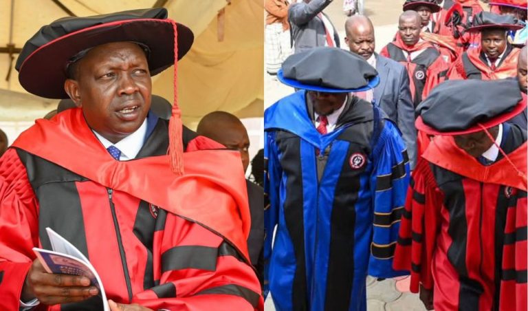 Oscar Sudi receives honorary degree in Leadership and Administration