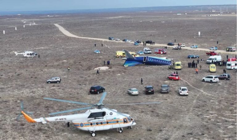 Plane carrying 67 people crashes in Kazakhstan (Video)