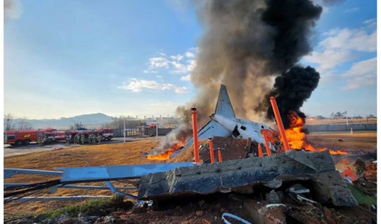 At least 151 dead after plane crash lands, bursts into flames at South Korea airport