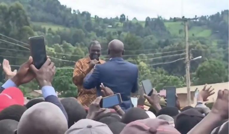 Bomet Governor heckled in front of President Ruto