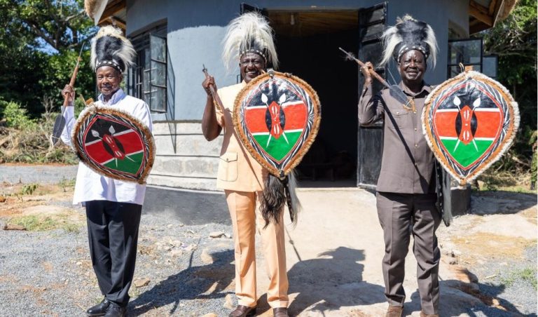 Ruto, Museveni installed as Luo elders in cultural festival