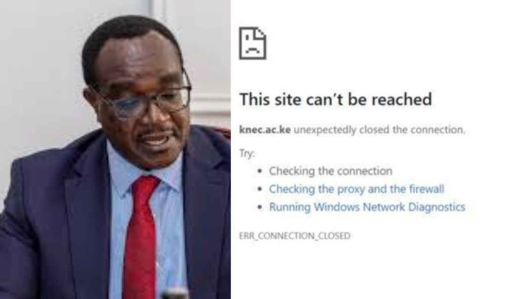 KNEC response website collapses after release of 2024 KCSE results