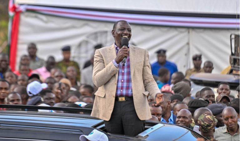 The competitor for 2027 will be between me and my track record - Ruto to Kenyans