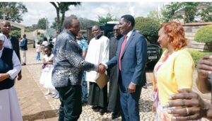 Former President Uhuru Kenyatta graced a Thanksgiving Mass at St. Joseph Cathedral Catholic Church in Meru County on Sunday, March 23. 