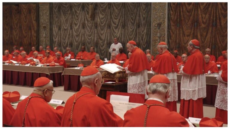 Cardinals will meet next month in a secret conclave to elect the next pope, the Vatican has said