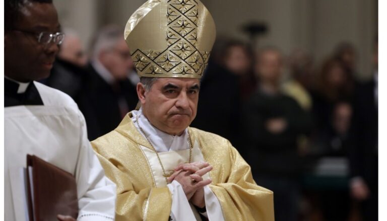 Disgraced Cardinal Becciu formally withdraws from participation in conclave to elect pope