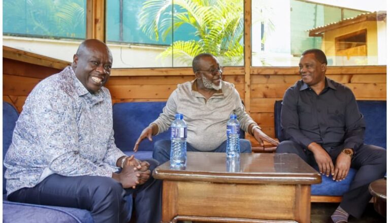 Former Deputy President Rigathi Gachagua has held talks with former Agriculture CS Mithika Linturi and former Public Service CS Justin Muturi.