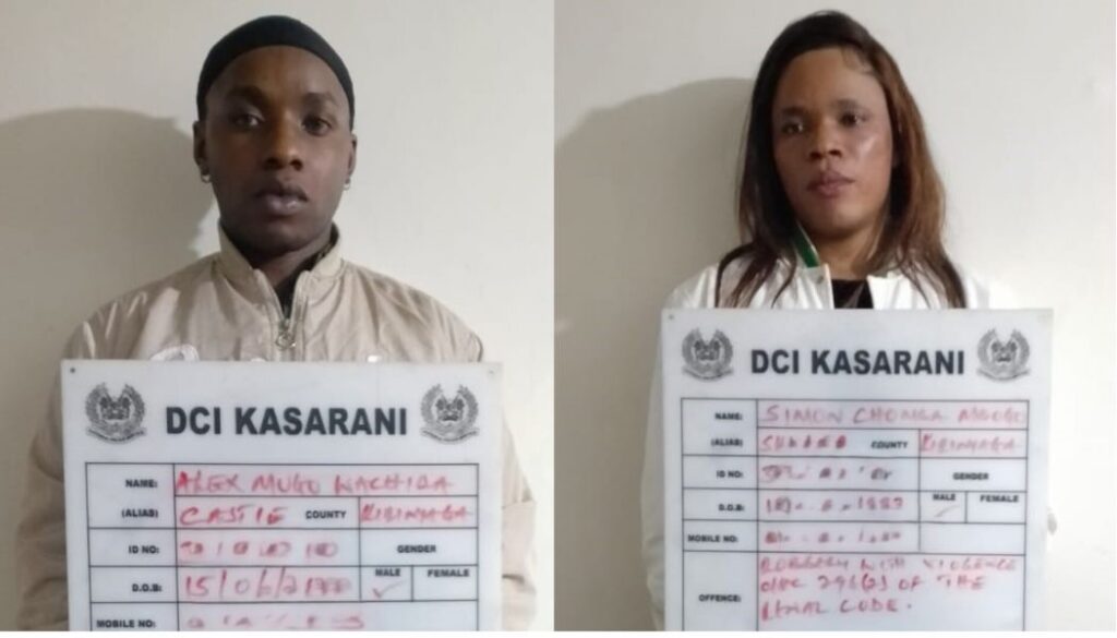 Two men masquerading as female masseurs arrested after robbing man Ksh280,000