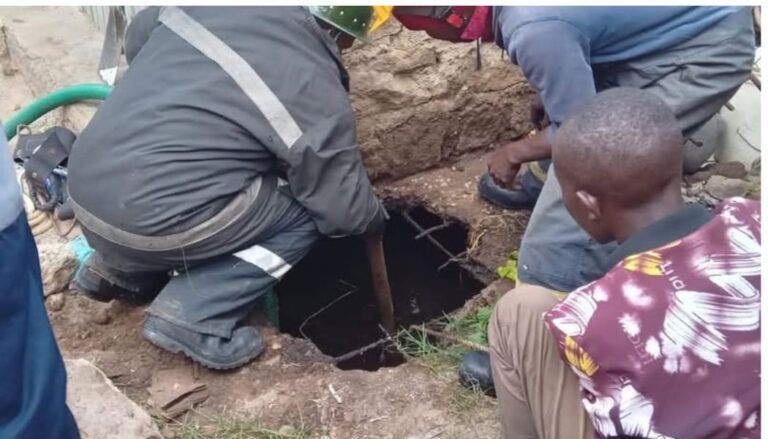 Shock as the body of a man is retrieved from septic tank in Machakos