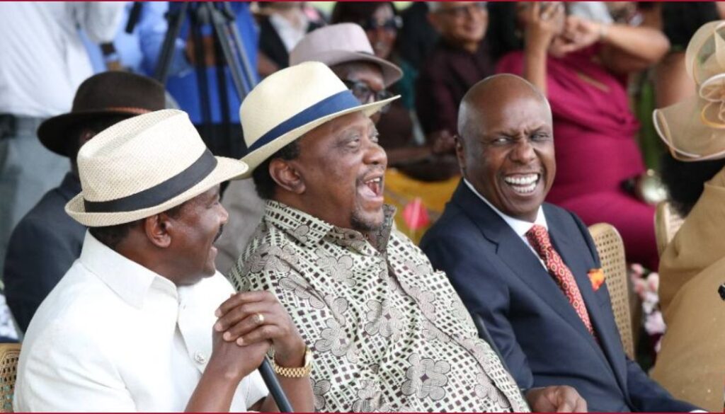 Moi wasn't scared of youth like some people around today- Uhuru takes a dig at Ruto