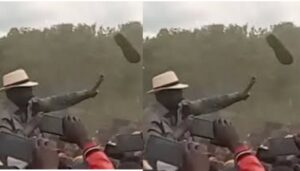 Three arrested after shoe thrown at President Ruto in Migori
