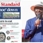 The Orange Democratic Movement (ODM) has called out The Standard newspaper over a front-page story which featured its leader, Raila Odinga, and members of his family. 