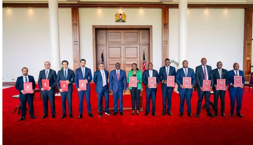 Kenya and the United Arab Emirates (UAE) have signed seven Memoranda of Understanding (MoUs) across various sectors
