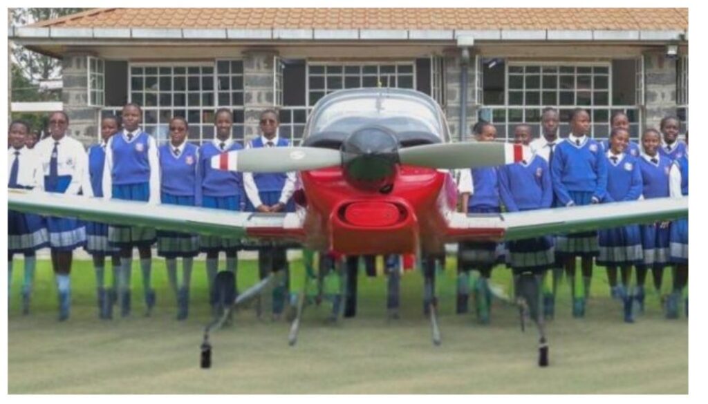 KDF donates working aircraft to Moi Forces Academy school -Lanet in boost to girls' aviation training.
