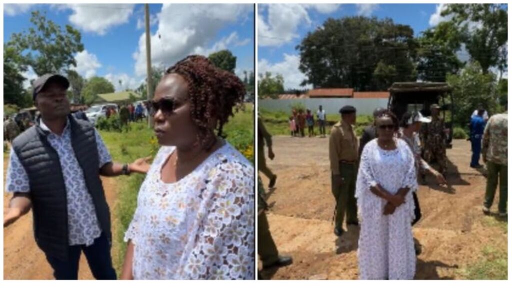 There was drama in Meru County on Sunday, May 11, as former Governor Kawira Mwangaza was embroiled in a heated confrontation with police officers.