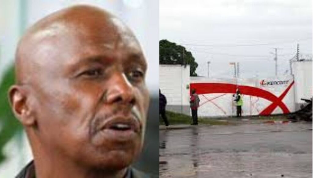 A firm linked to Kanu Chairman Gideon Moi has protested a raid by police and Kenya Railways officers who stalled its operations.