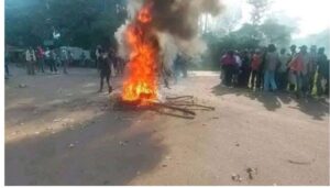 Karatina residents protest against harassment of Rigathi Gachagua