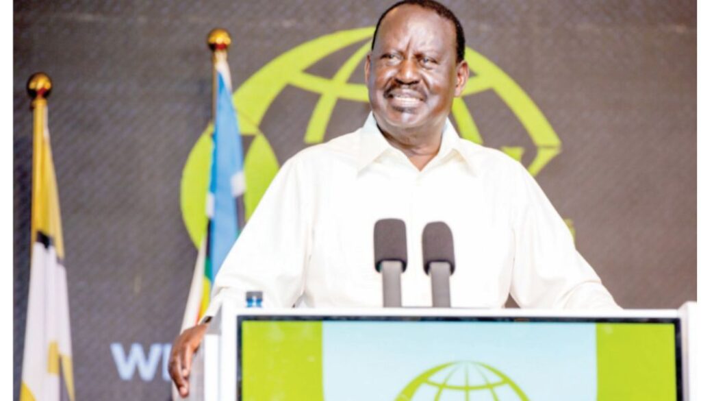 Raila urged Kenyans to give ODM time to demonstrate how a government should be run.