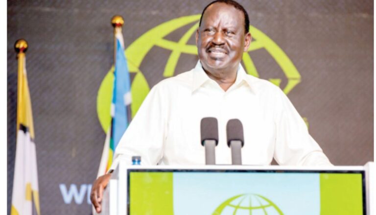 Raila urged Kenyans to give ODM time to demonstrate how a government should be run.